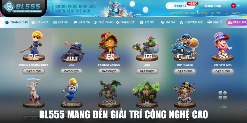 BL555 mang đến giải trí công nghệ cao