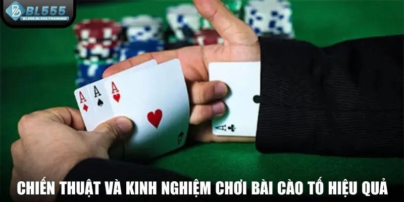 Chiến thuật và kinh nghiệm chơi bài cào tố hiệu quả