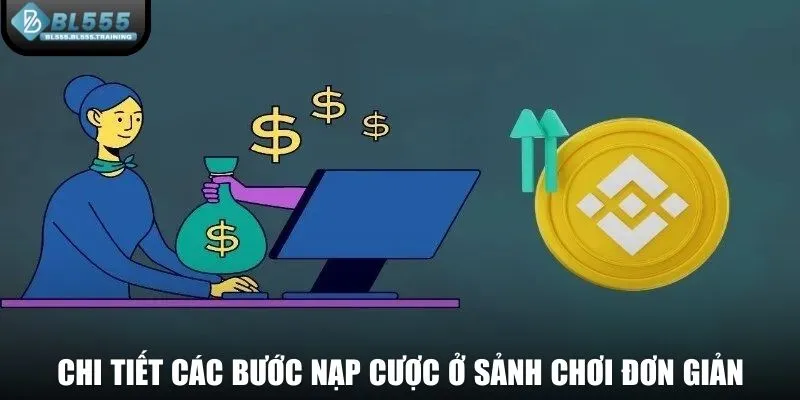 Chi tiết các bước nạp cược ở sảnh chơi đơn giản, nhanh chóng