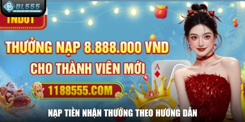 Nạp tiền nhận thưởng theo hướng dẫn