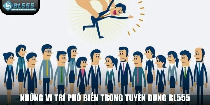 Những vị trí phổ biến trong tuyển dụng BL555